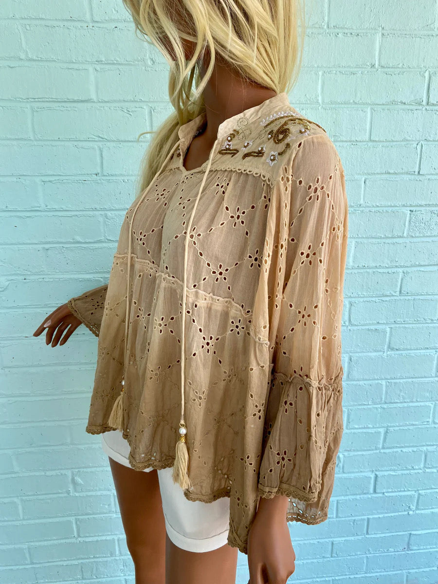 Arabian Desert Oversized Blouse