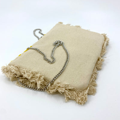 Copacabana Beach Fringe Clutch